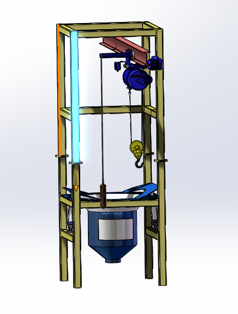 煙臺(tái)YGC-A-2T噸袋拆包機(jī)